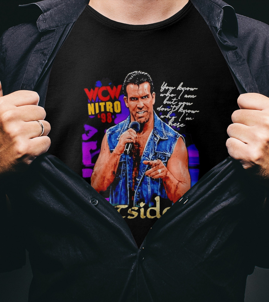 WCW Nitro '98 Scott Hall Outsiders You Know Who I Am T-Shirt