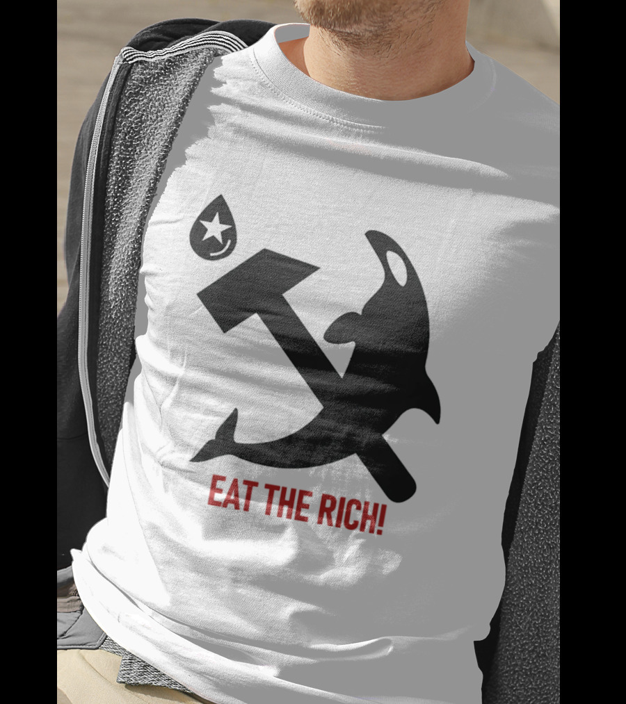 Eat The Rich Orca Hammer Star T-Shirt
