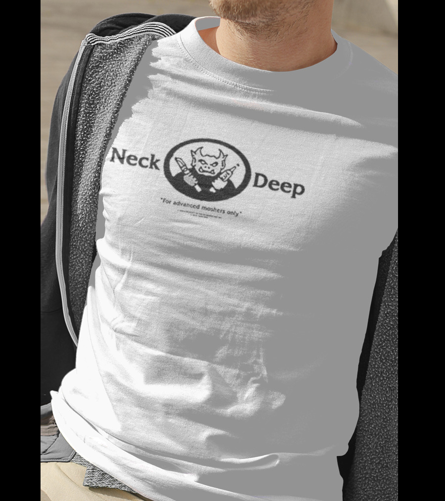 Neck Deep Gargoyle For Advanced Moshers Only Woodmark T-Shirt