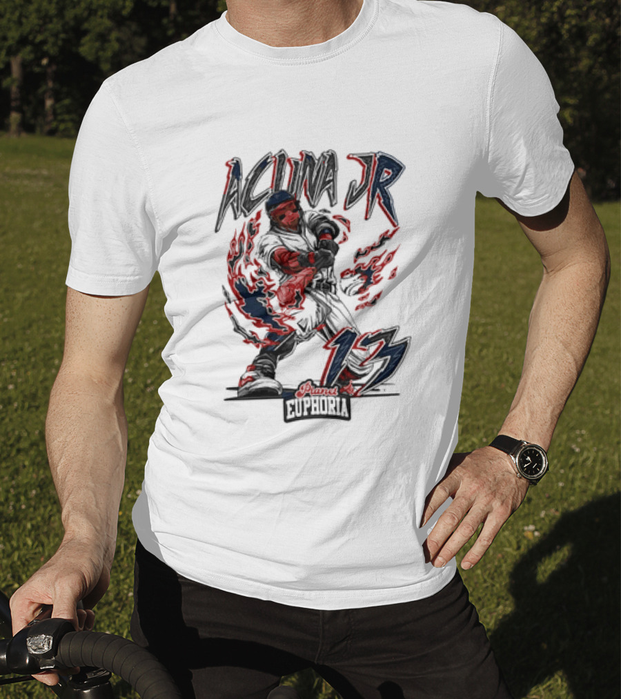Acuna Jr 13 Euphoria Atlanta Braves T-Shirt