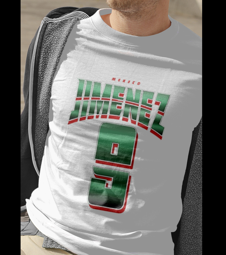 Mexico Jimenez 9 El Tri Number Name T-Shirt