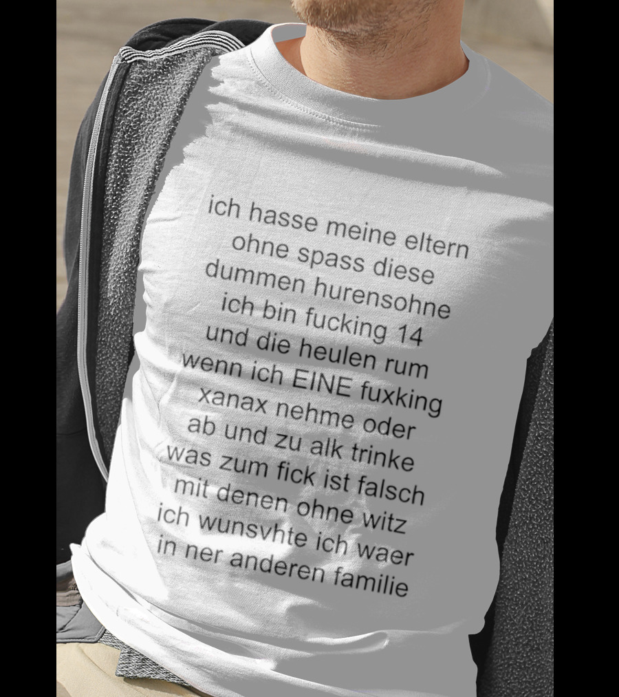 Ich Hasse Meine Eltern Ohne Spaß Ironische Aussage Über Familie Und Jugend Erfahrungen T-Shirt
