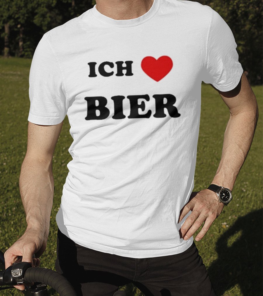 Ich Love Bier Heart Germany T-Shirt