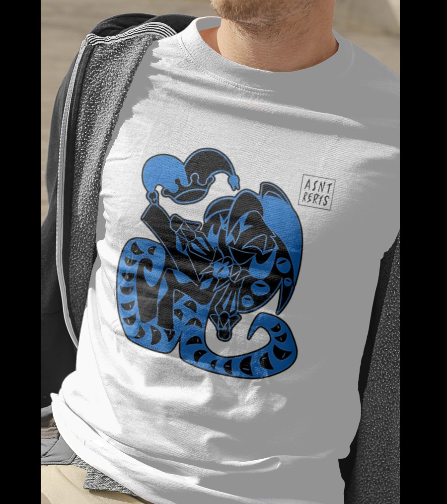 Shadow Milk Cookie Run A4NT Peeking Jester Snake T-Shirt