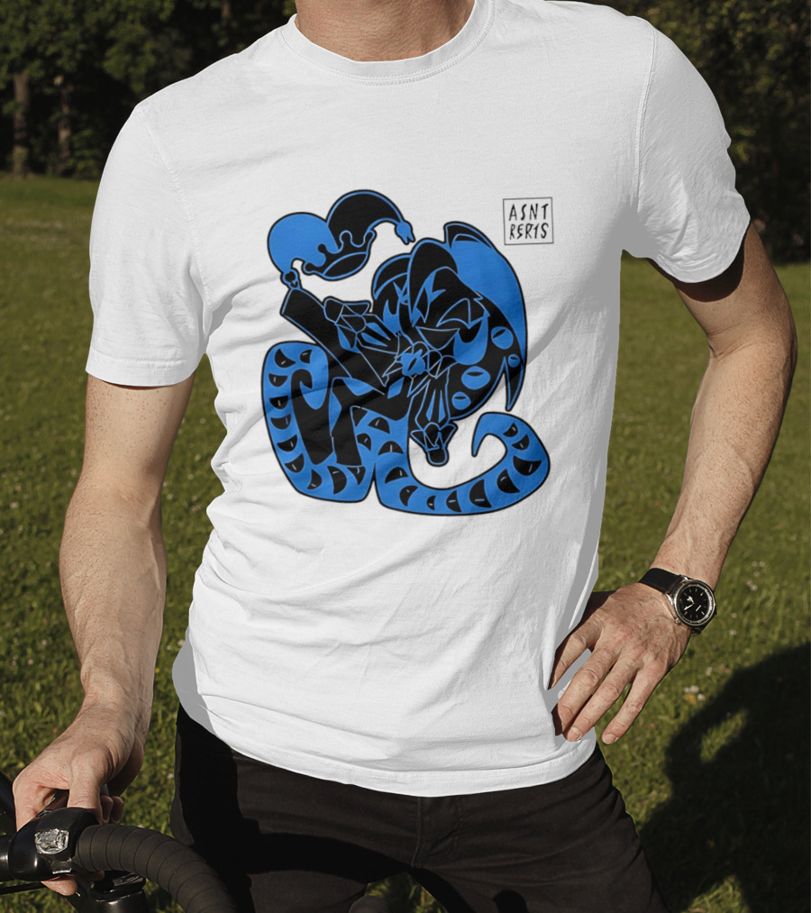 Shadow Milk Cookie Run A4NT Peeking Jester Snake T-Shirt