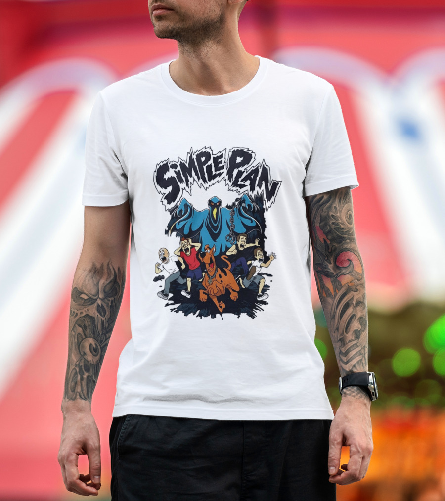 Simple Plan Scooby Doo The Bigger Than You Think Tour 2026 T-Shirt