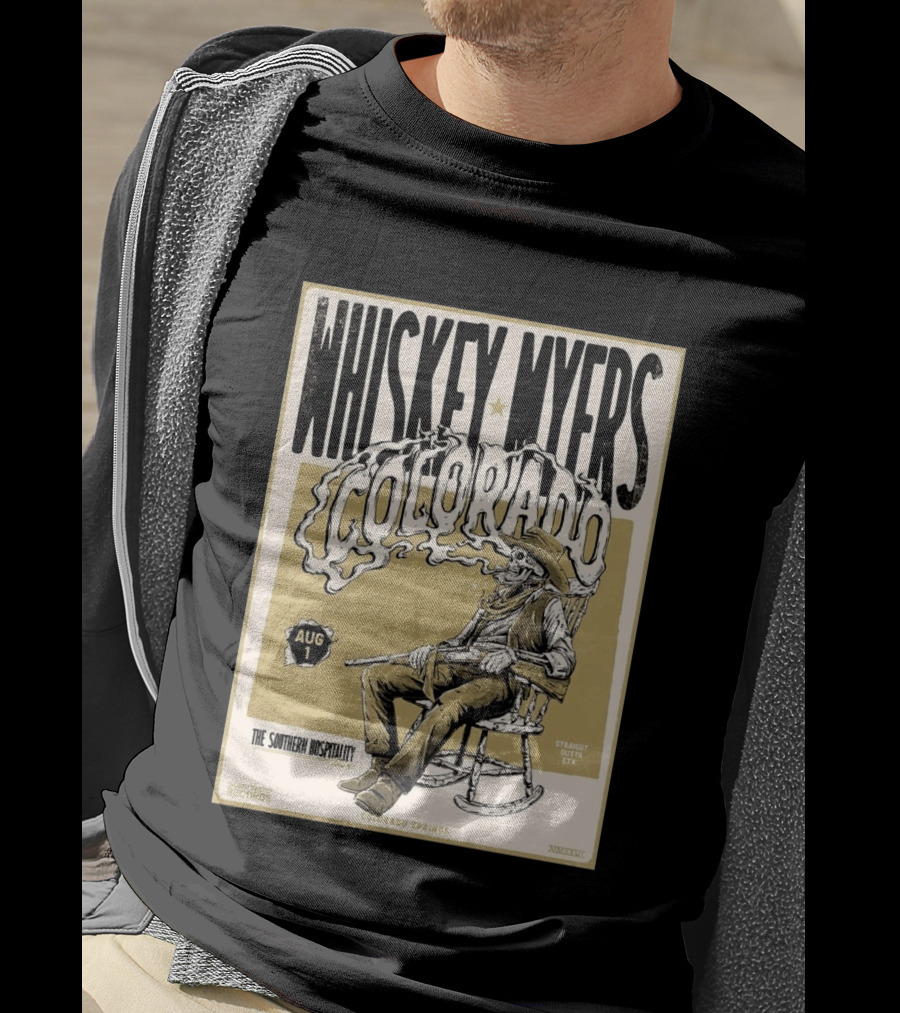 Whiskey Myers Colorado Springs Southern Hospitality Tour August 1 Ford Amphitheater 2026 T-Shirt