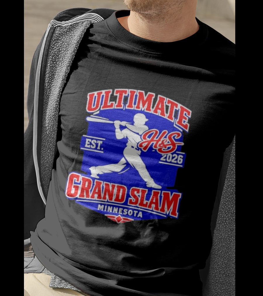 Ultimate H&S Grand Slam Baseball Minnesota Est 2026 T-Shirt
