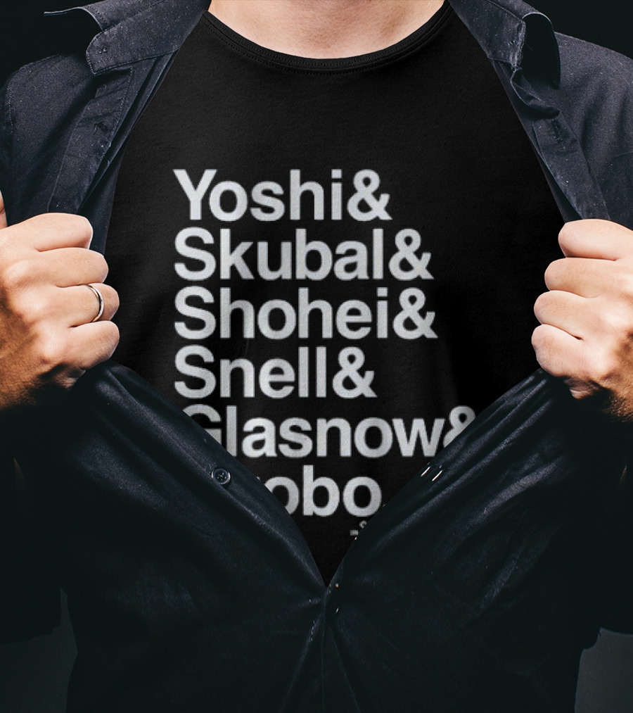 Yoshi Skubal Shohei Snell Glasnow Wrobo Ampersand List T-Shirt