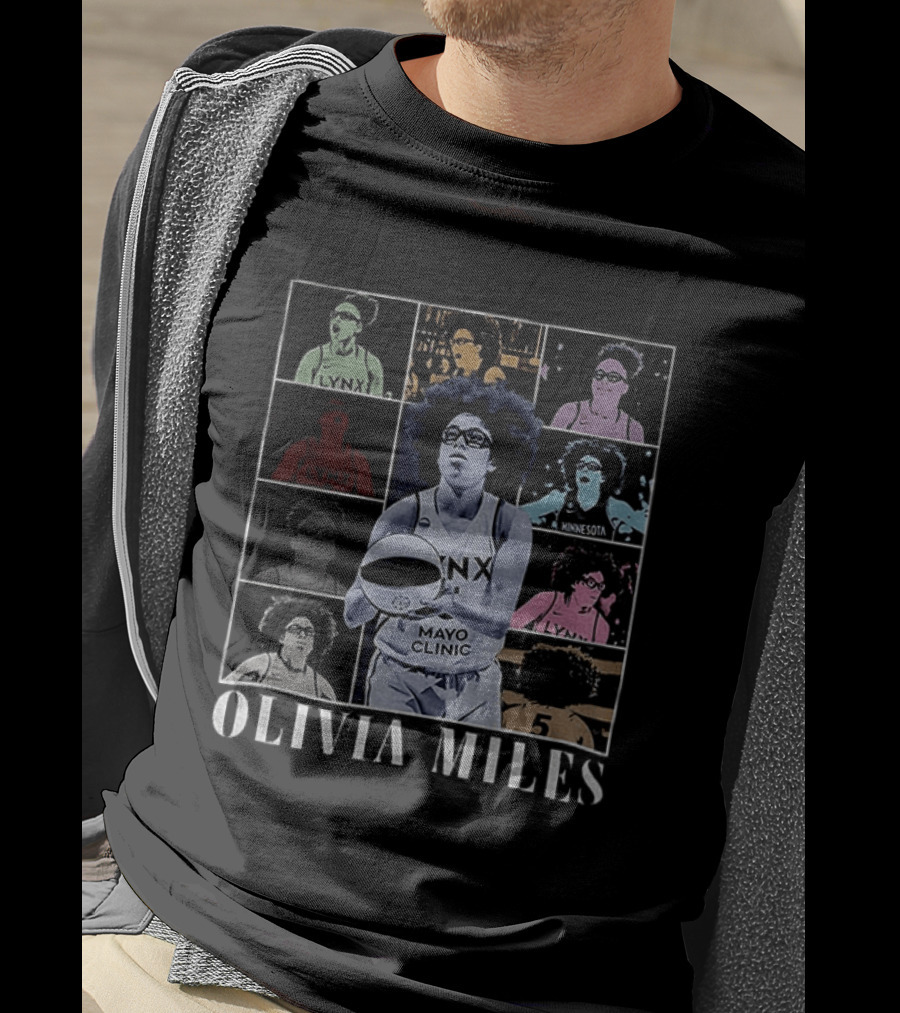 Olivia Miles Minnesota Lynx WNBA Mayo Clinic Basketball The Eras Tour T-Shirt