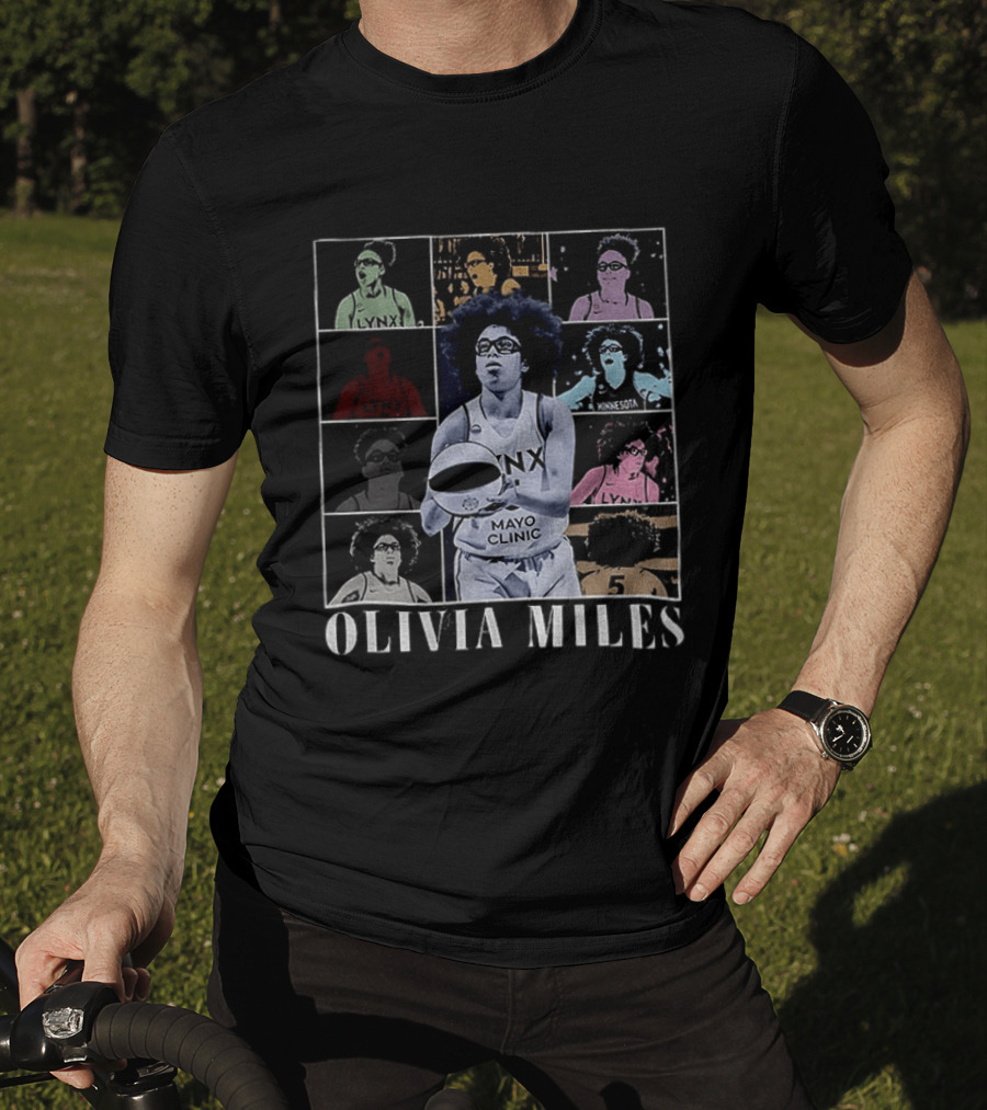 Olivia Miles Minnesota Lynx WNBA Mayo Clinic Basketball The Eras Tour T-Shirt