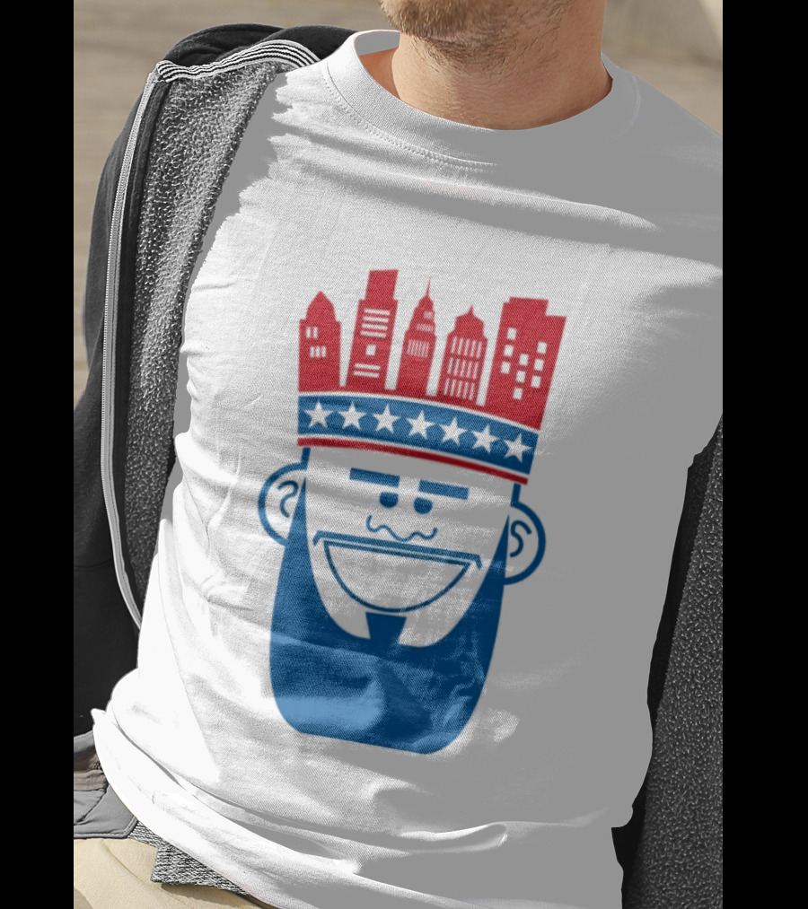 Lebron James Philadelphia 76ers Philly King Skyline Crown T-Shirt