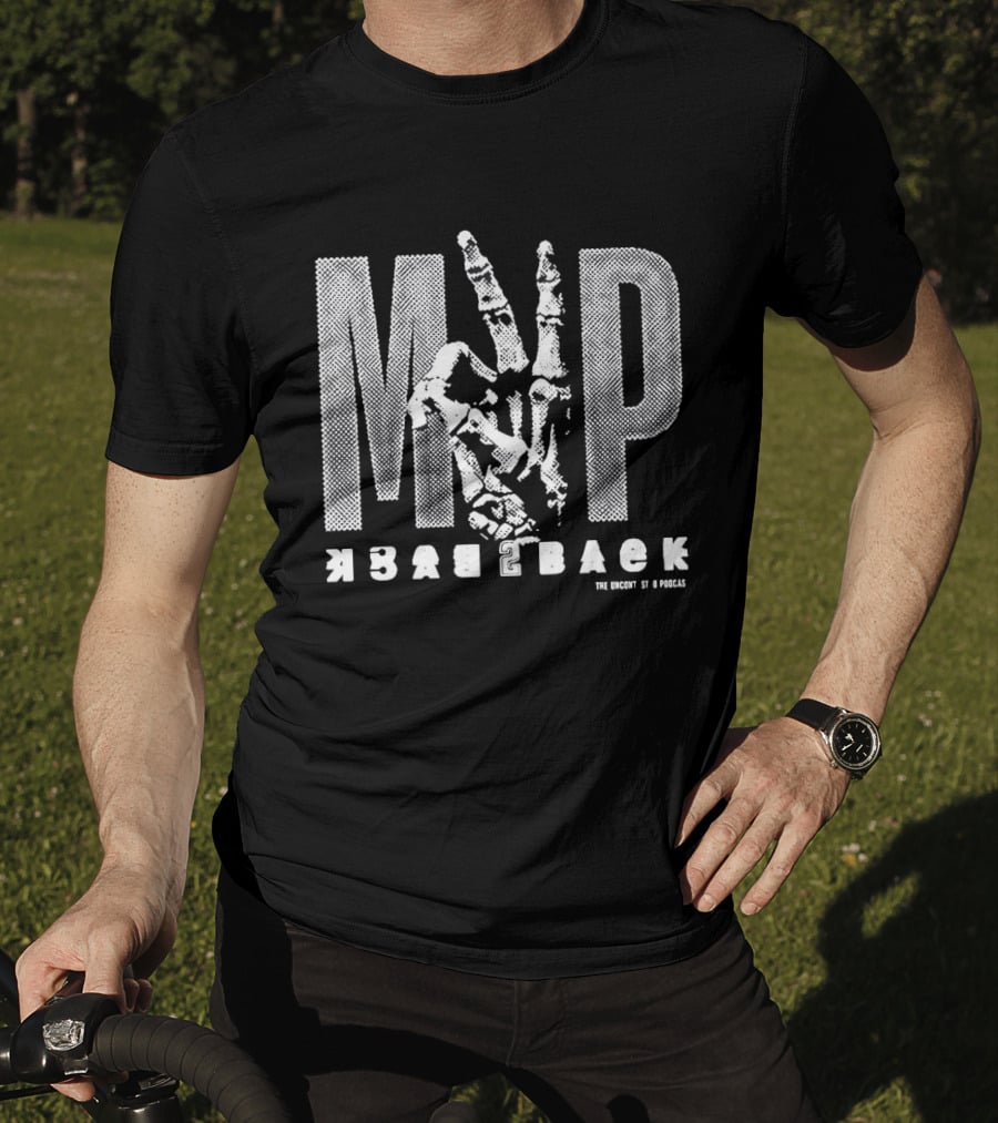 Shai Gilgeous Alexander MVP Back To Back 2025 2026 Oklahoma City Thunder NBA Skeleton Hand T-Shirt