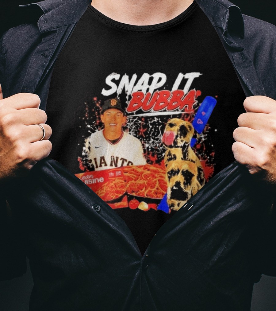 Snap It Bubba San Francisco Giants Lean Cuisine Spaghetti T-Shirt