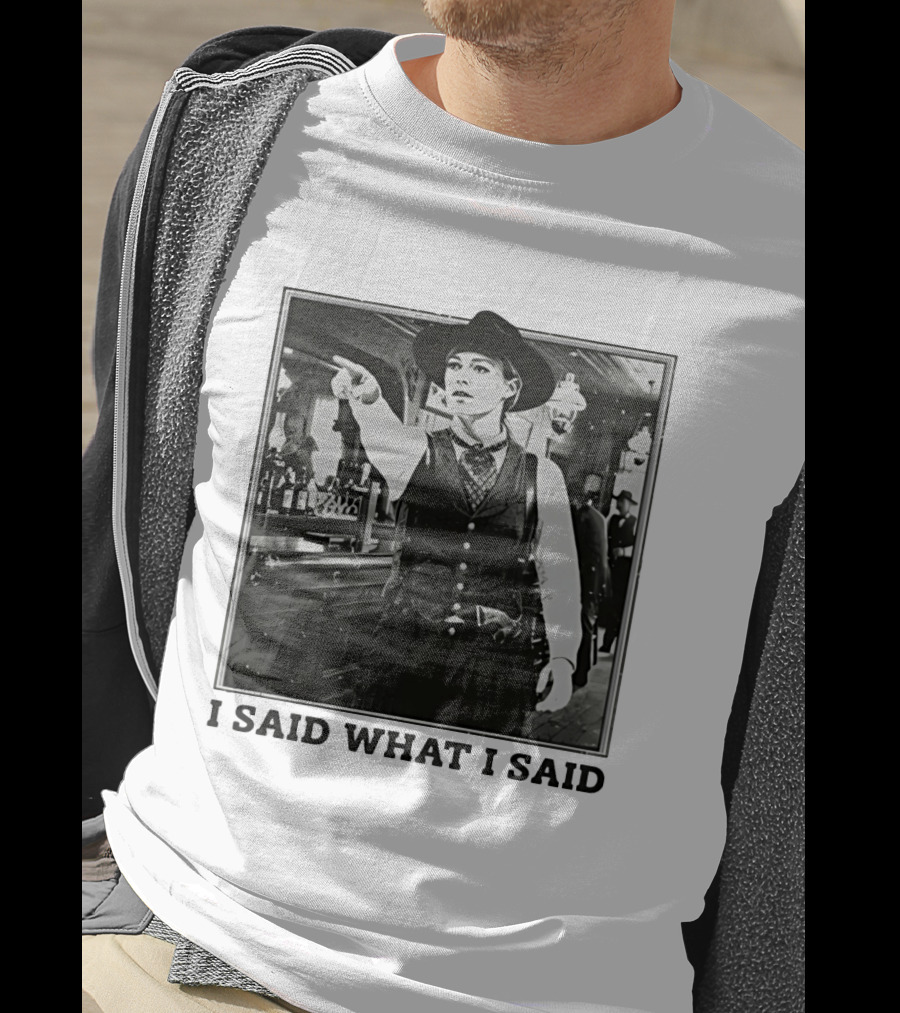 Sophie Cunningham Cowgirl I Said What I Said Indiana Fever T-Shirt