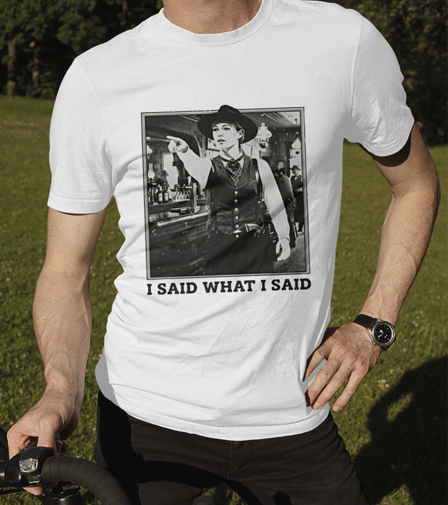 Sophie Cunningham Cowgirl I Said What I Said Indiana Fever T-Shirt
