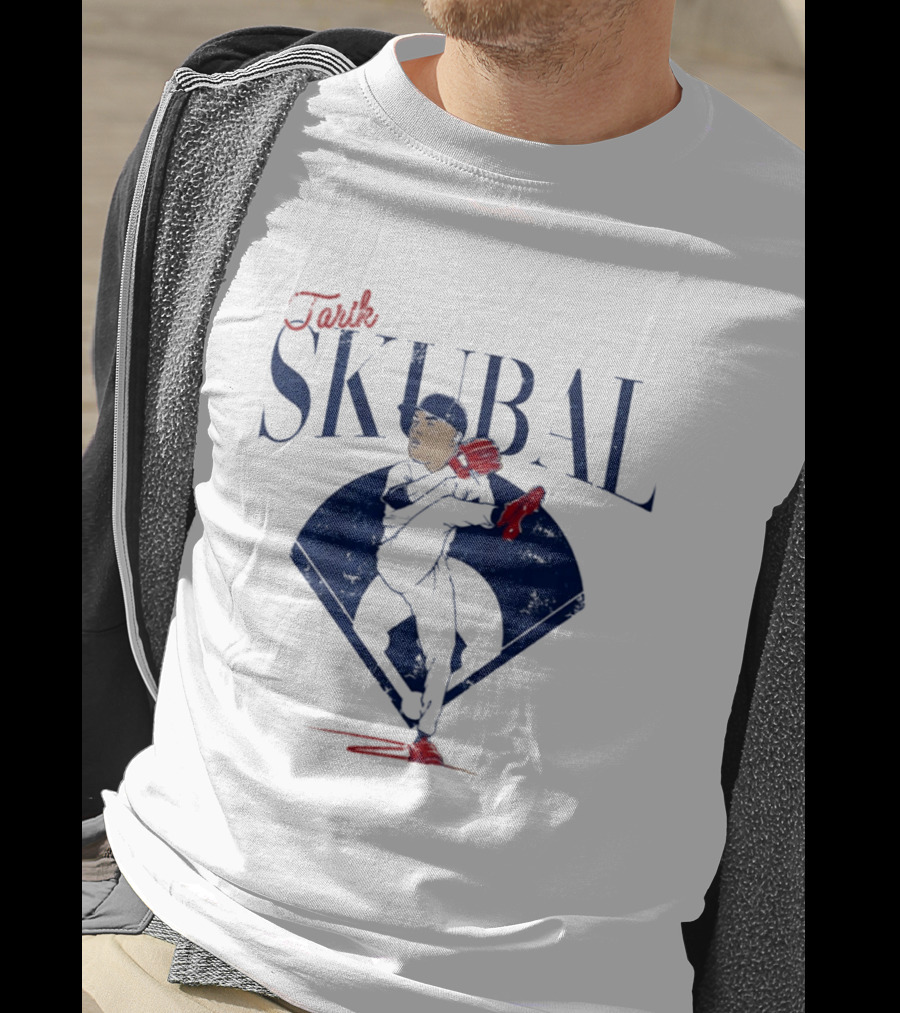 Tarik Skubal Pitcher Caricature MLB Dodgers T-Shirt