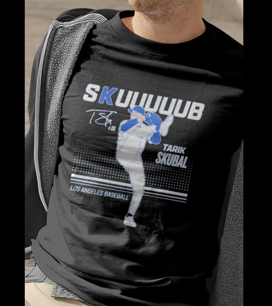 SKUUUUUB Tarik Skubal Los Angeles Baseball #29 T-Shirt
