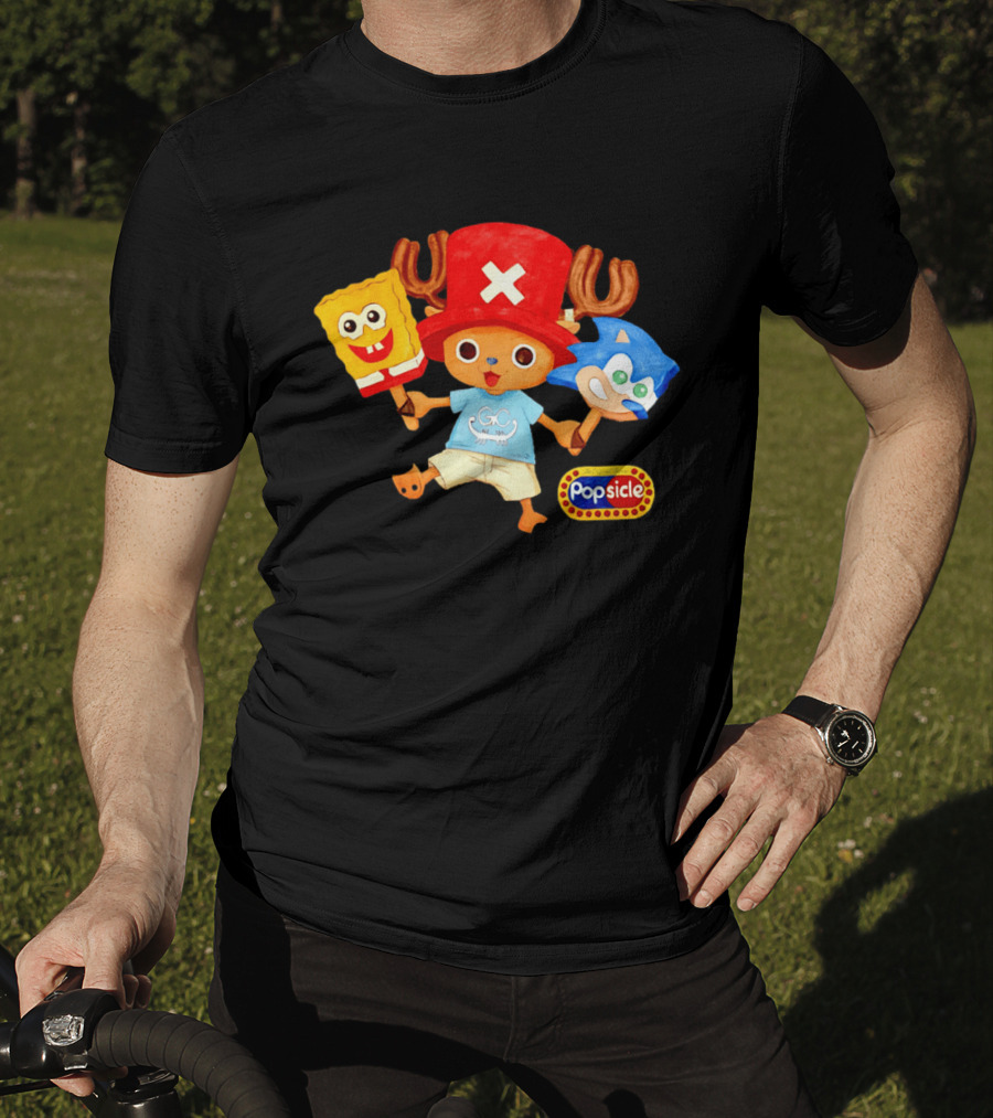 Chopper Popsicle SpongeBob Sonic T-Shirt