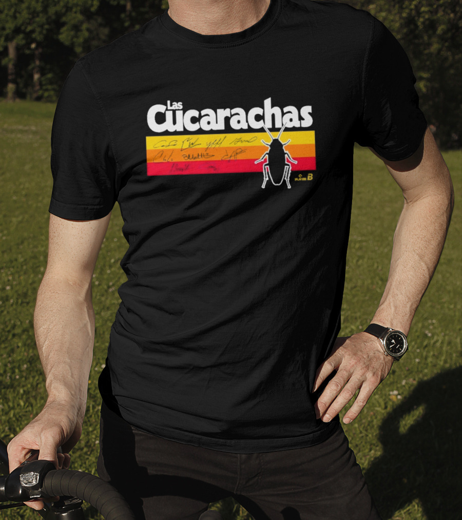 Houston Baseball Las Cucarachas Signature Series T-Shirt