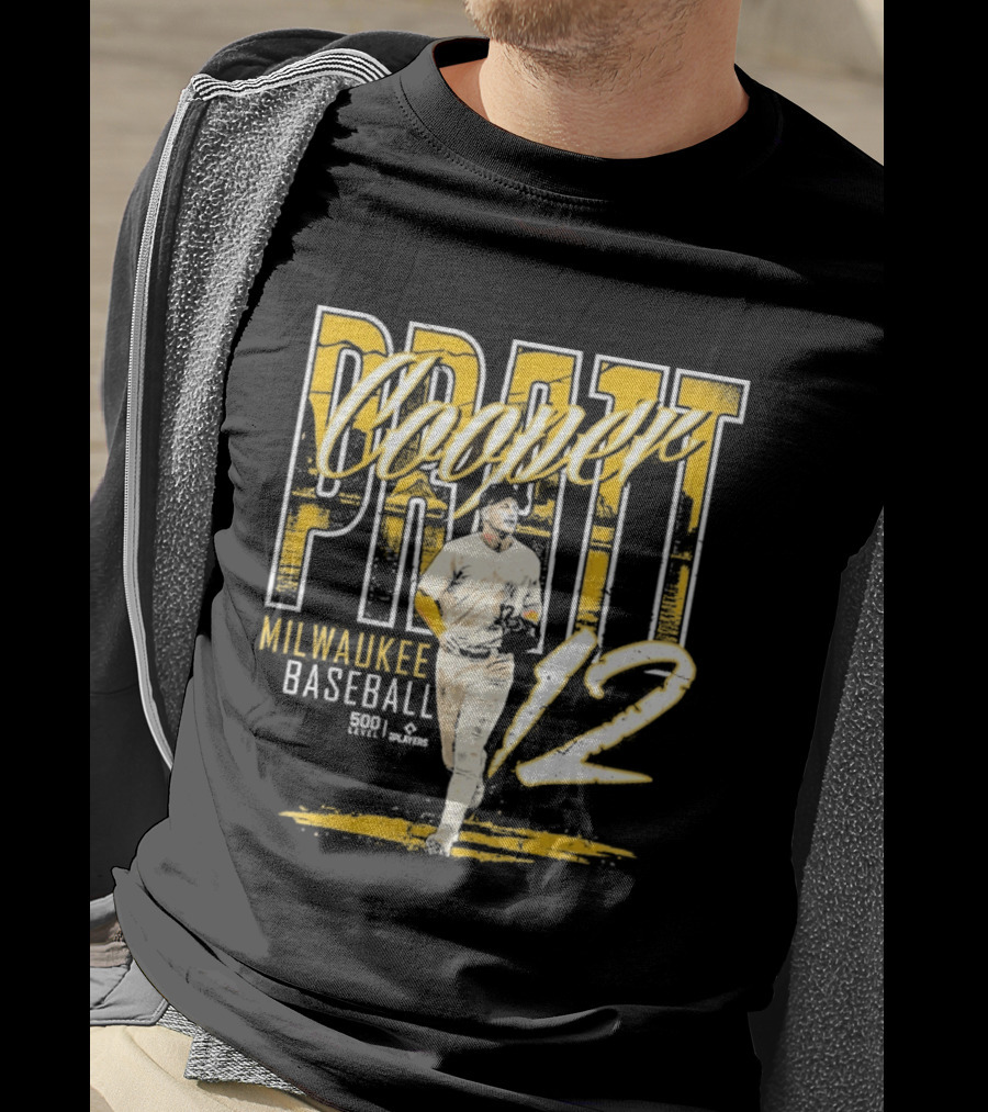 Cooper Pratt Milwaukee Baseball 12 Player Name T-Shirt