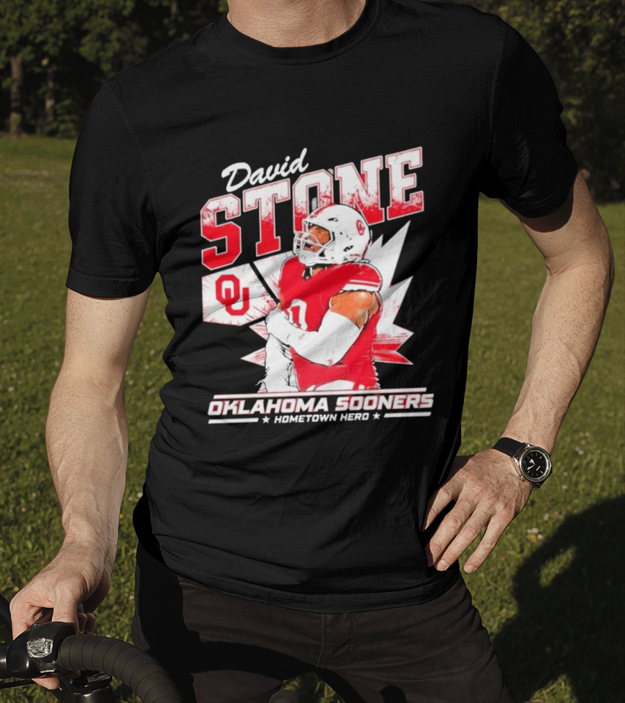 David Stone Oklahoma Sooners Hometown Hero OU Football Star T-Shirt