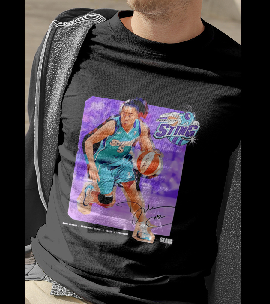 Dawn Staley Charlotte Sting WNBA Guard 1999 2005 T-Shirt