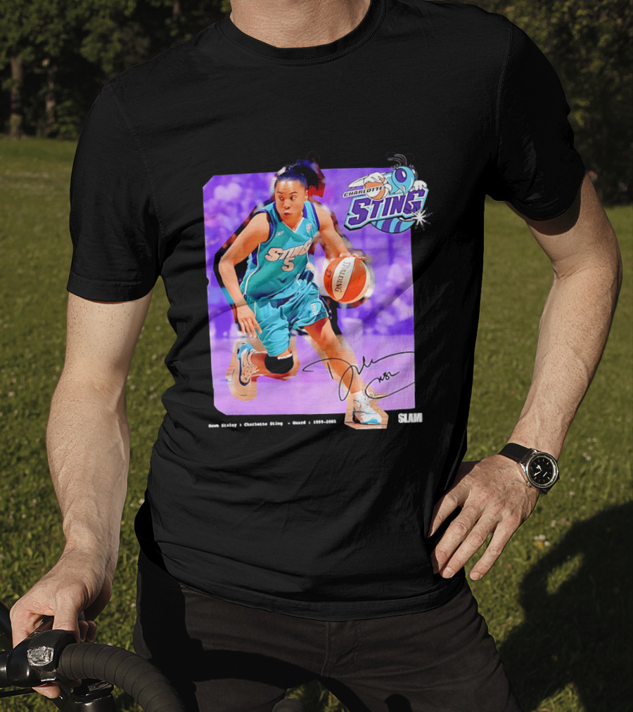 Dawn Staley Charlotte Sting WNBA Guard 1999 2005 T-Shirt