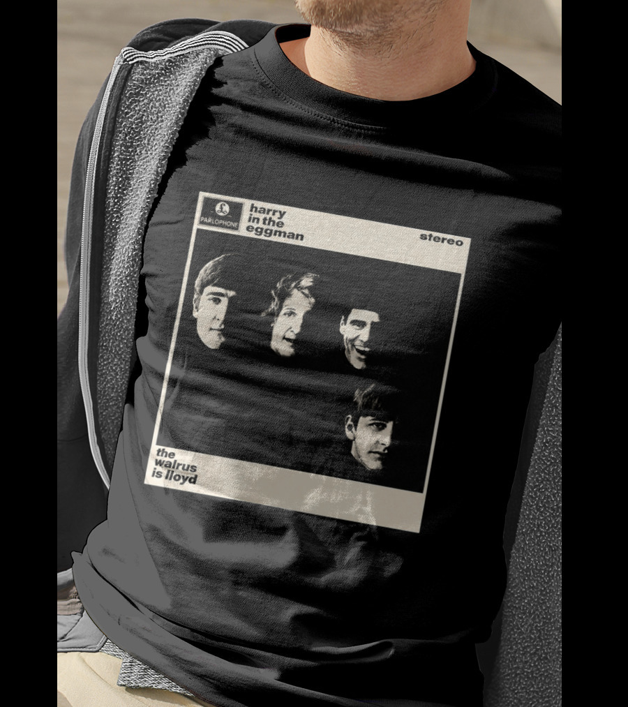 Parlophone Harry In The Eggman The Walrus Is Lloyd Stereo T-Shirt