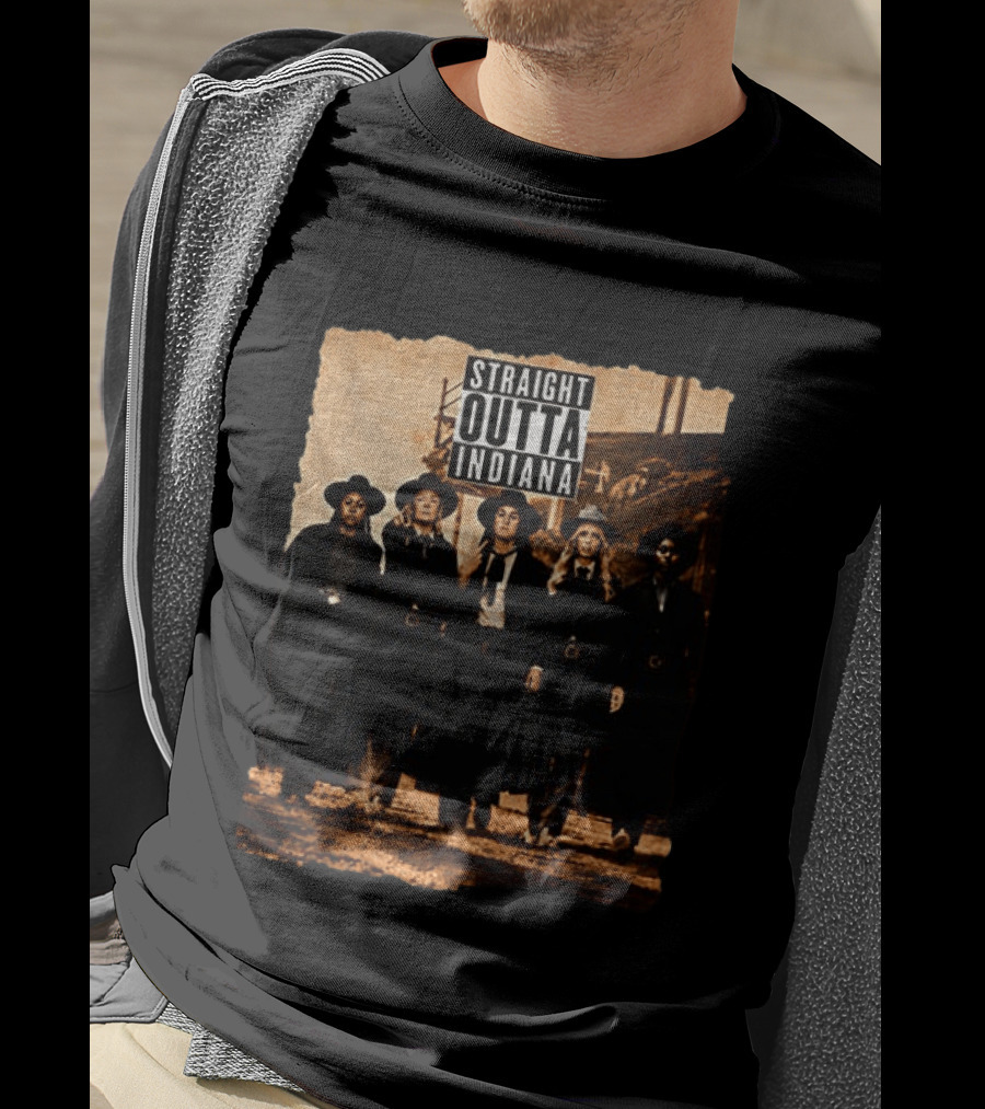 Sophie Cunningham Caitlin Clark Indiana Fever Basketball Feverstone Straight Outta Indiana 2026 T-Shirt
