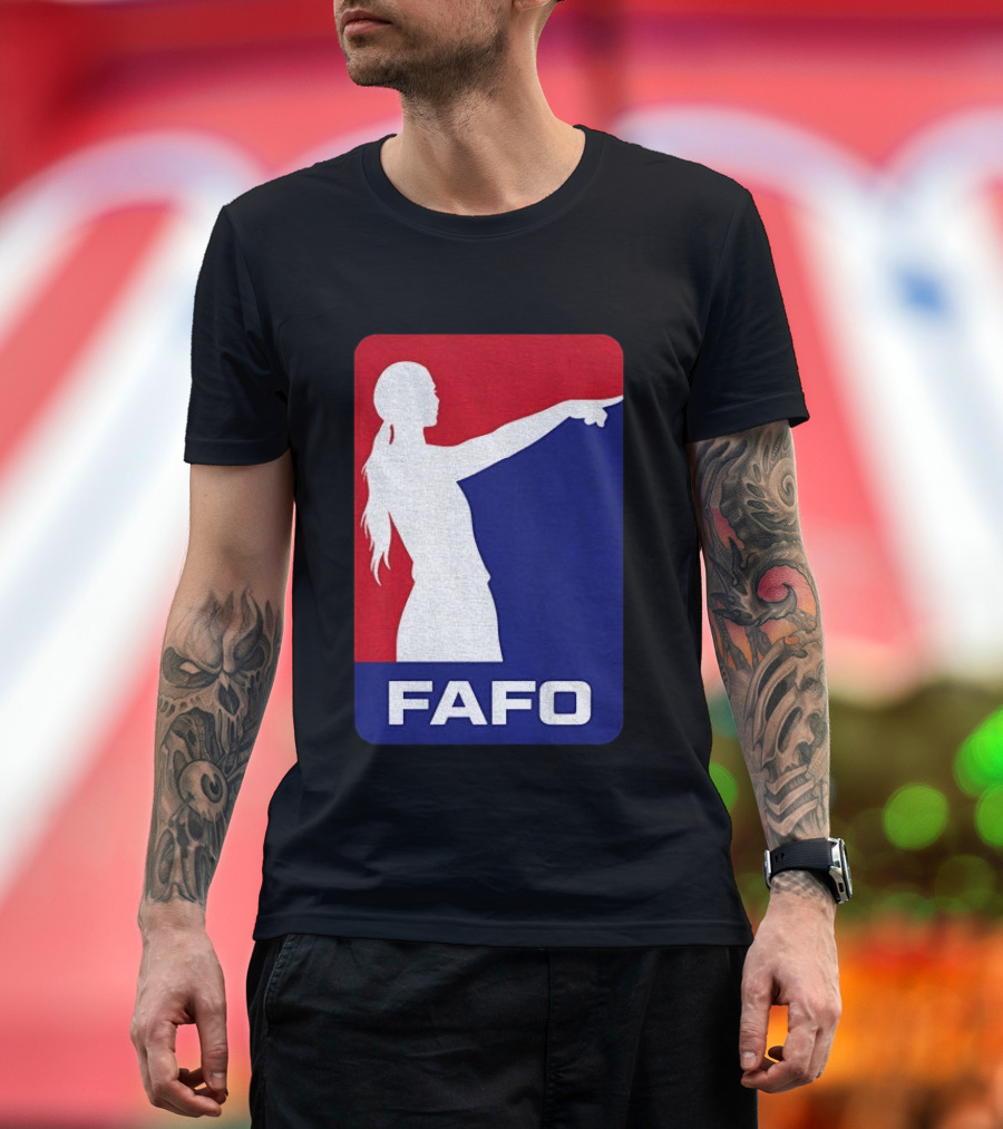 Sophie Cunningham FAFO Pointing Indiana Fever WNBA Fan T-Shirt