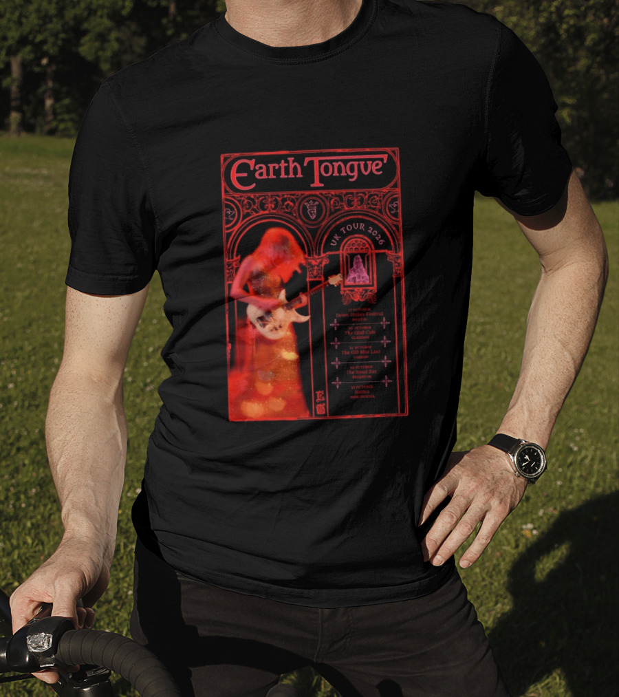 Earth Tongue UK Tour 2026 Down Stokes Festival Bristol Gilded Gothic Artistry T-Shirt