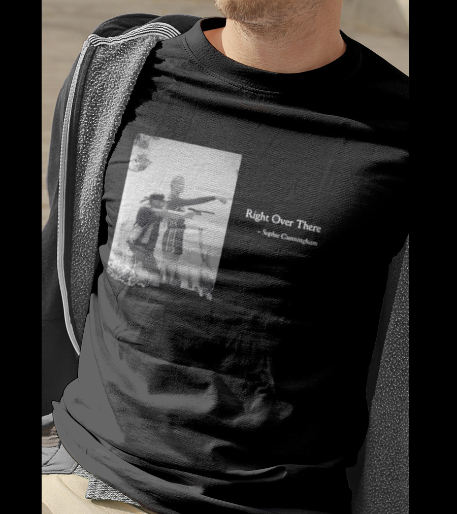 Right Over There Sophie Cunningham Vintage Western Scene T-Shirt