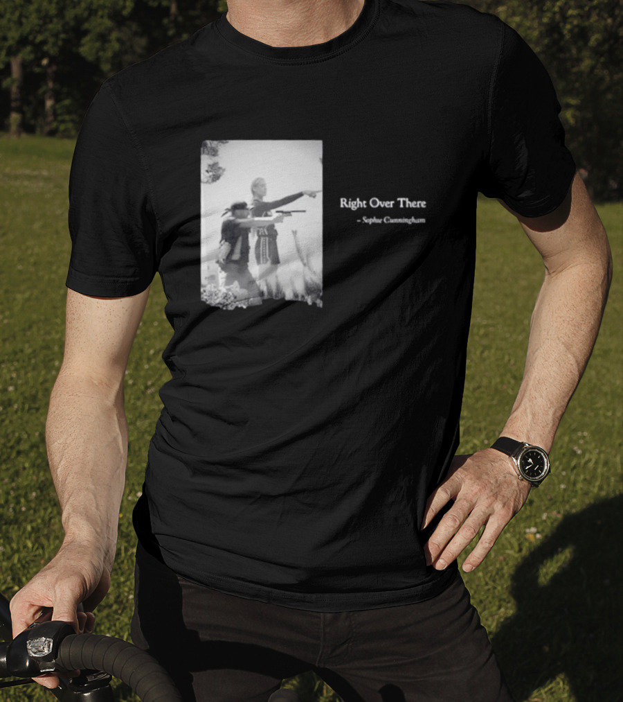 Right Over There Sophie Cunningham Vintage Western Scene T-Shirt