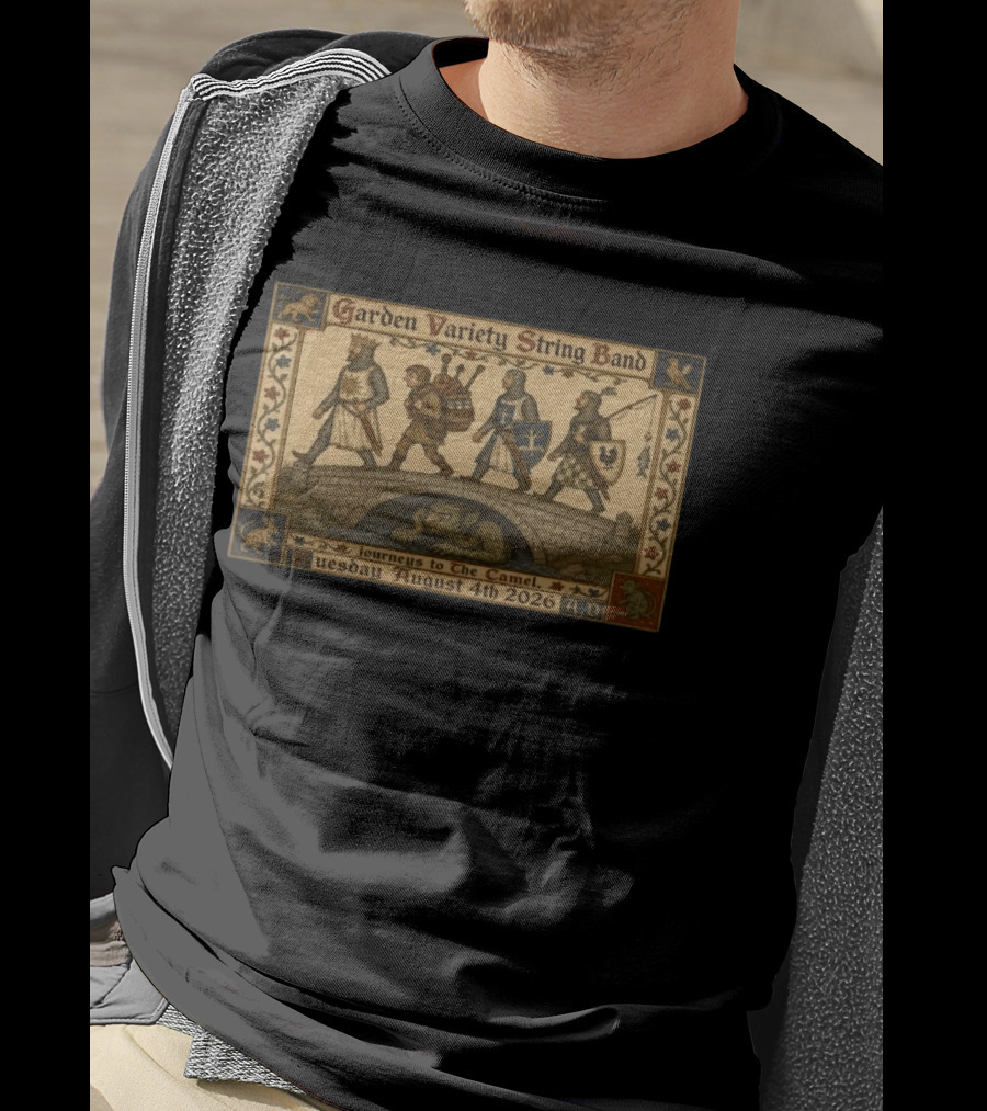 Garden Variety String Band Journeys To The Camel Richmond VA August 4 2026 A.D. T-Shirt