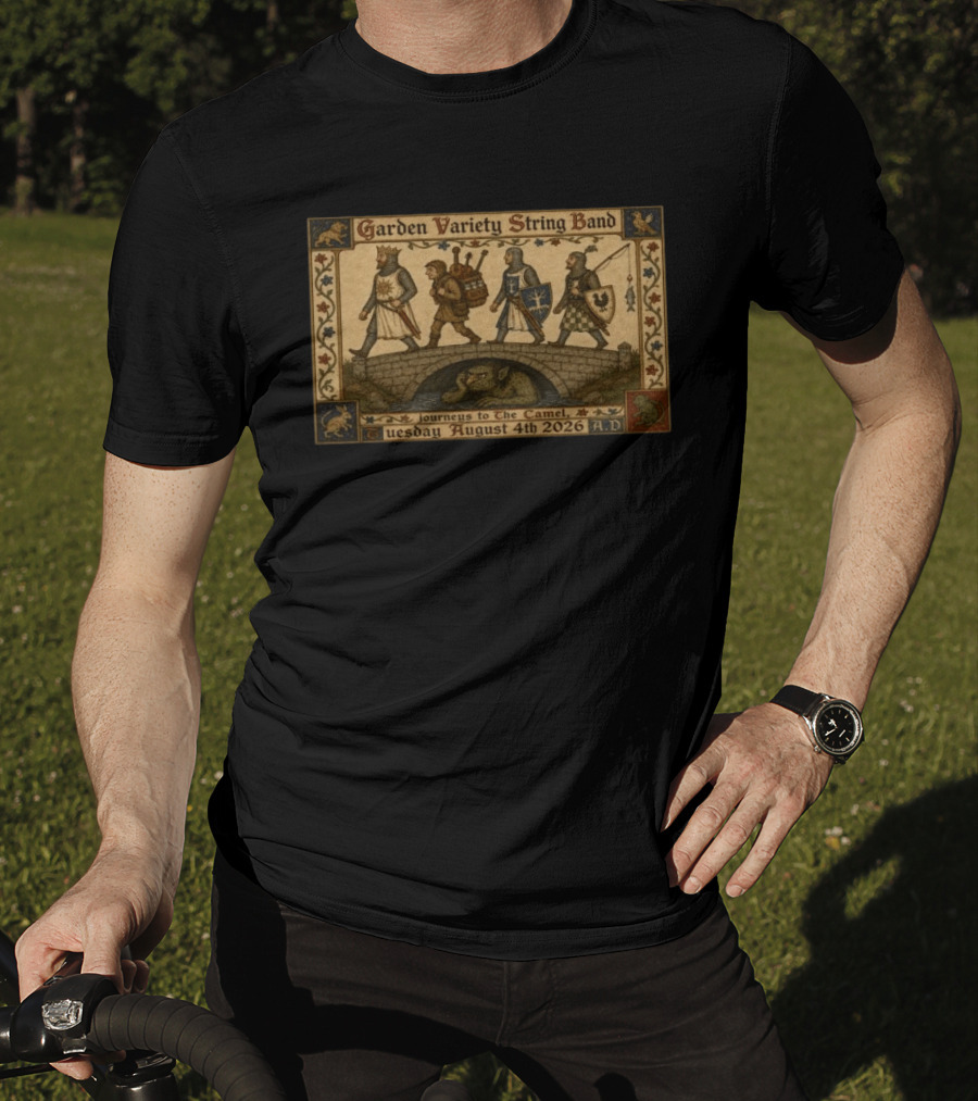 Garden Variety String Band Journeys To The Camel Richmond VA August 4 2026 A.D. T-Shirt