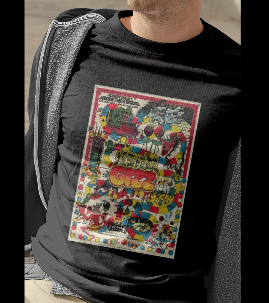 King Gizzard And The Lizard Wizard Forest Hills Under The Ring NYC Aug 2026 Field Of Vision II T-Shirt