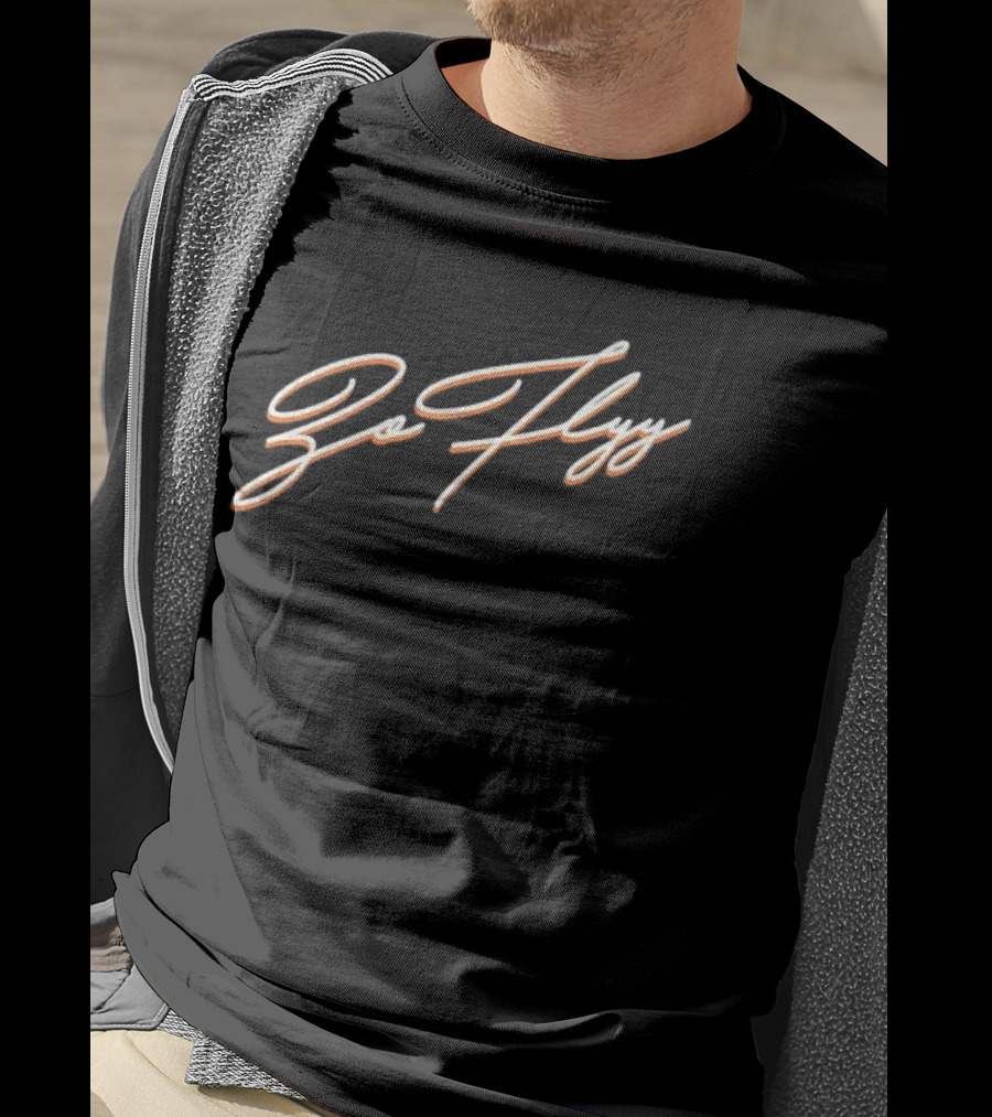 Go Flyy Script Bold Cursive T-Shirt
