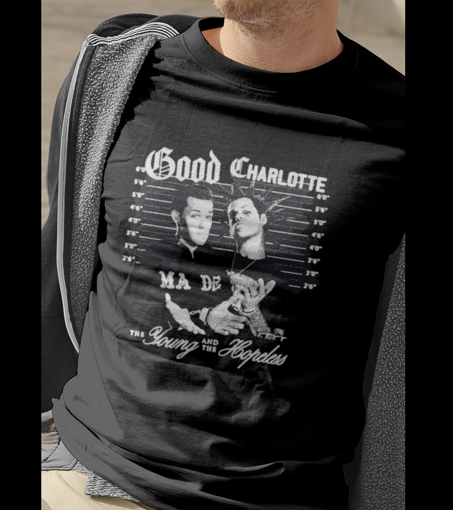 Good Charlotte The Young And The Hopeless Old School Shot MA DO T-Shirt