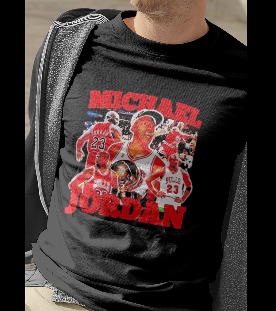 Michael Jordan Chicago Bulls 23 Basketball Legend NBA Champion T-Shirt