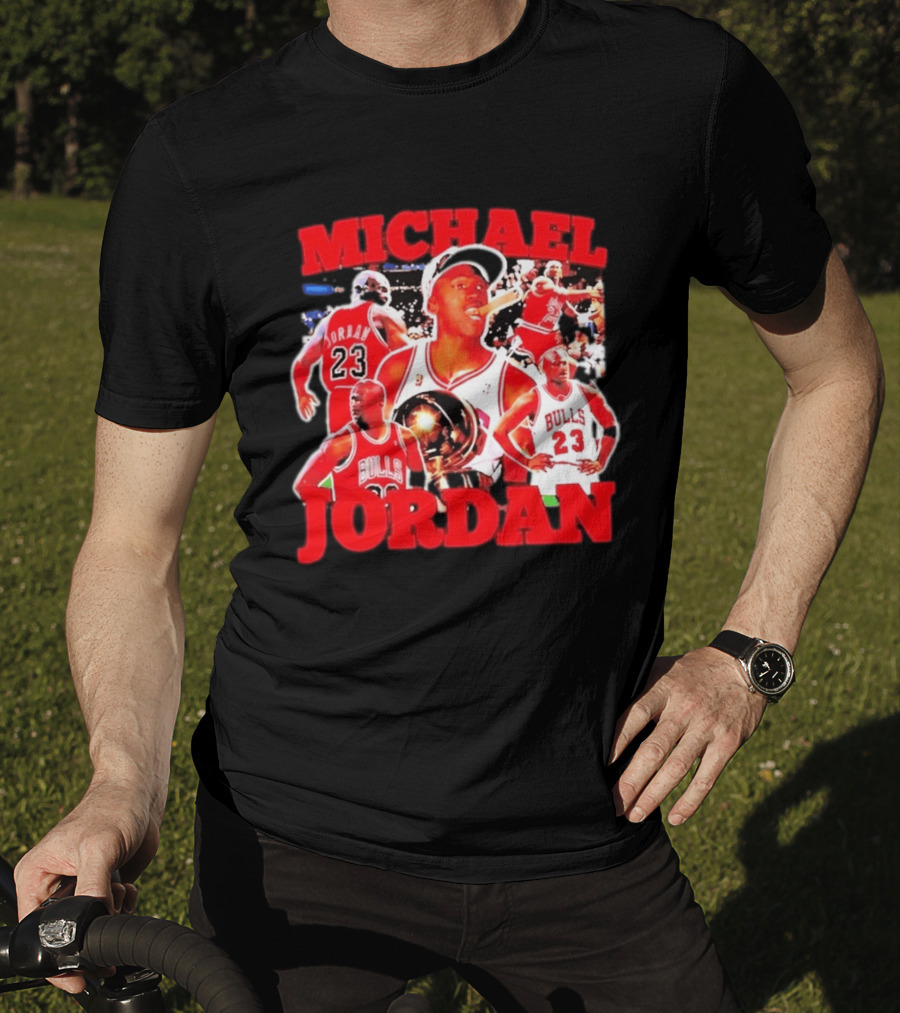 Michael Jordan Chicago Bulls 23 Basketball Legend NBA Champion T-Shirt