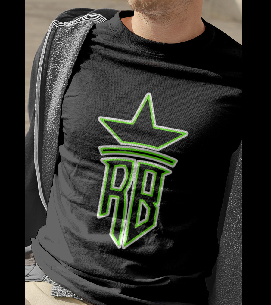 Roland Banks RB Star Logo Neon Green T-Shirt