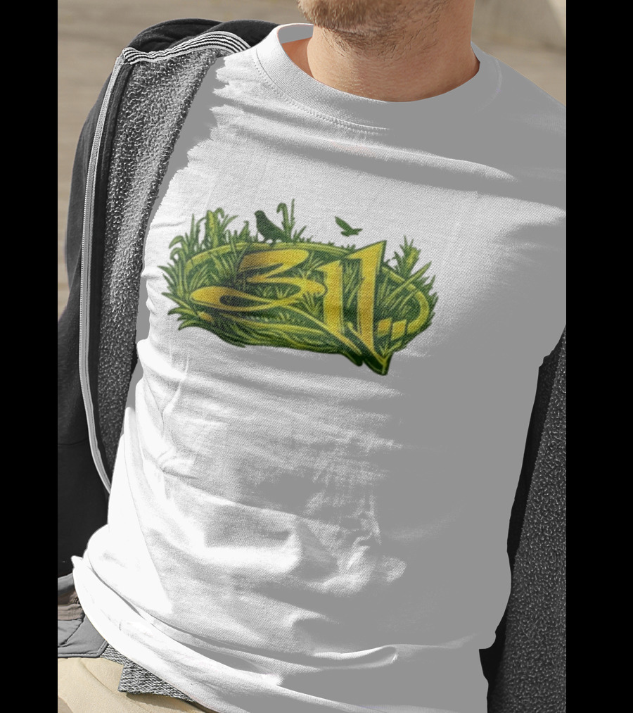 311 Band 2026 Summer Tour Green Nature T-Shirt