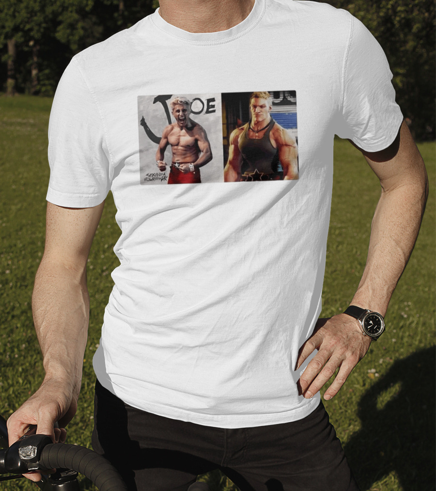 Joe Alexander Volkanovski Crossover MMA Fighter And Game Character Image T-Shirt