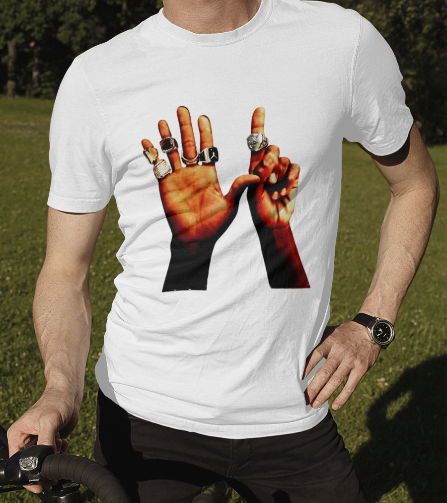 Carlos Alcaraz Championship Rings NBA Jordan Rolex Iconic Hands T-Shirt