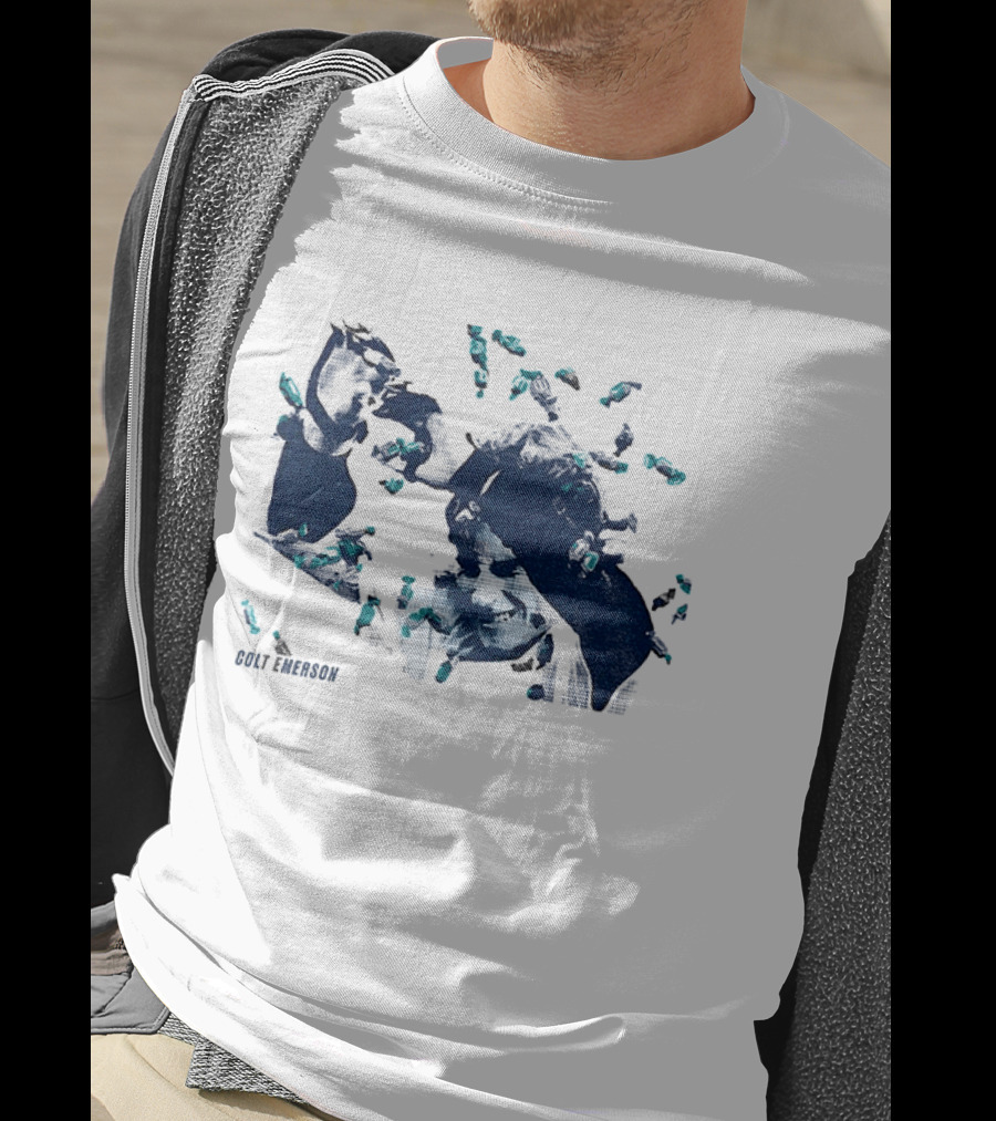 Colt Emerson Walk Off Bubble Gum Bath Mariners Baseball T-Shirt