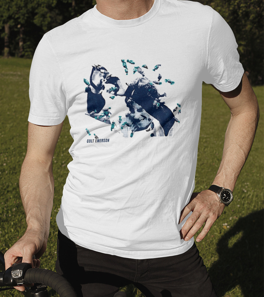 Colt Emerson Walk Off Bubble Gum Bath Mariners Baseball T-Shirt