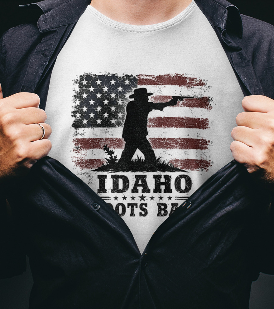 Idaho Shoots Back American Hero Flag T-Shirt