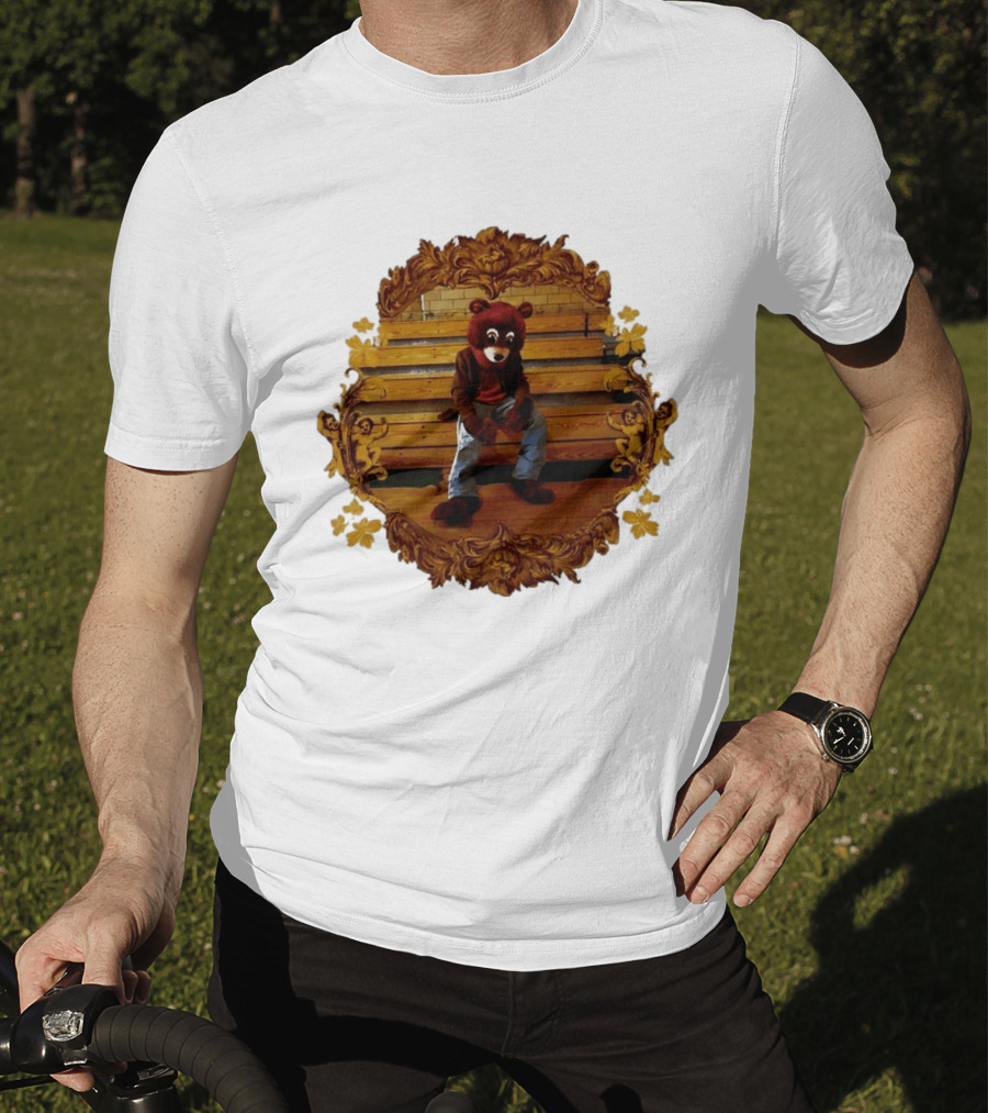 Kanye West The College Dropout Bear Seated In Ornate Frame T-Shirt