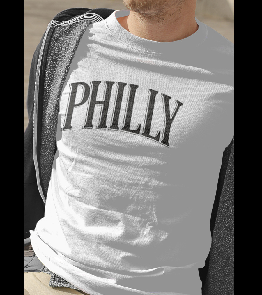 Philly City Pride Vintage Arched Lettering T-Shirt